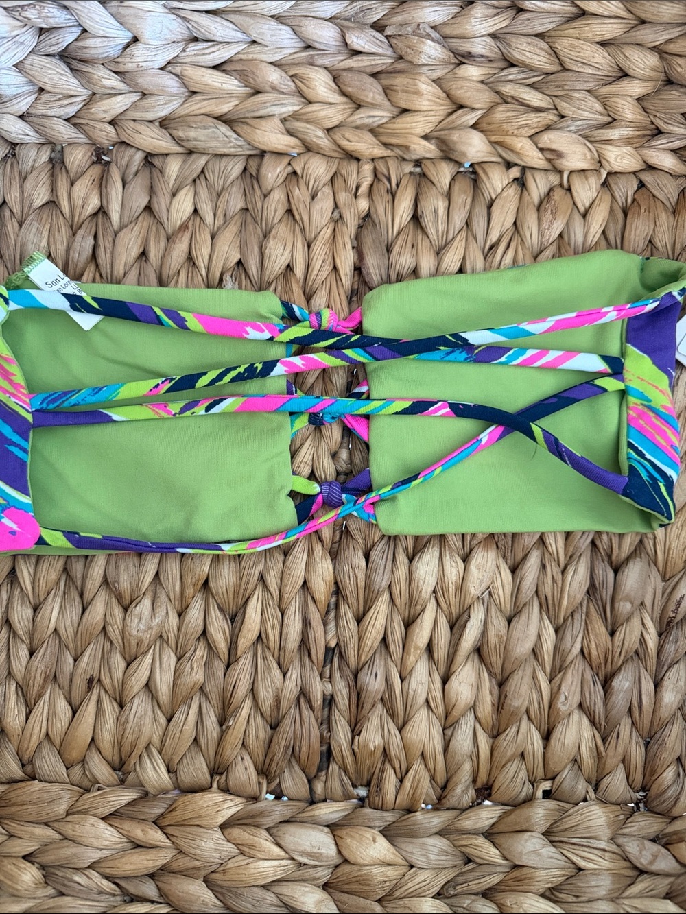 San Lorenzo Bandeau Bikini Top NWT - Picture 3 of 4